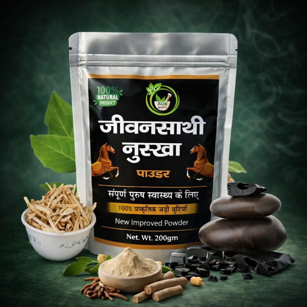 Ayurvedic Jeevansathi Nuskha Powder – Natural Stamina & Energy Booster | Herbal Wellness Support